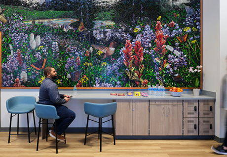 Washington DSHS Civil Center for Behavioral Health at Maple Lane mosaic mural